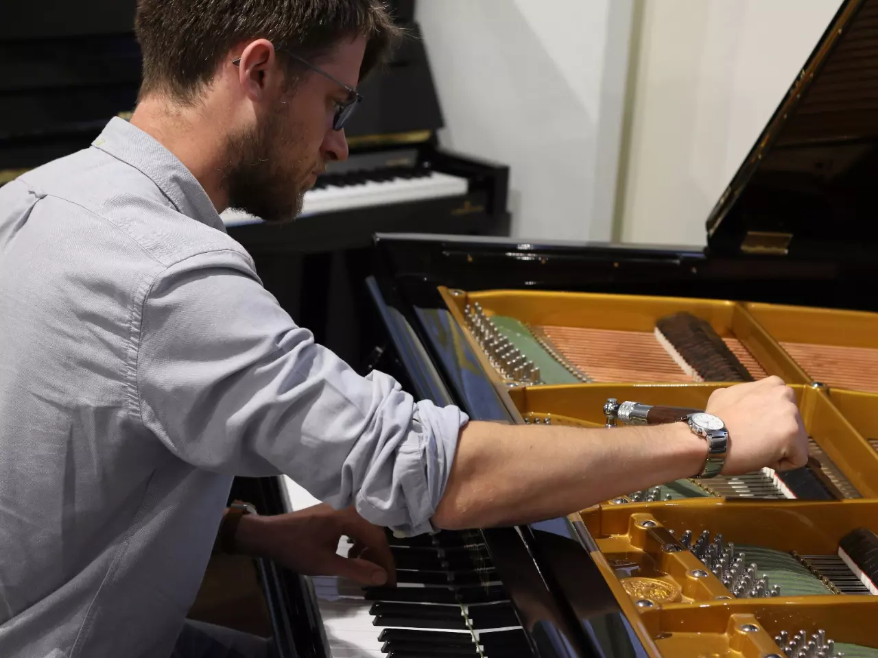 Техника настройки пианино, рояля и фортепиано в Москве